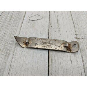 Vintage Ekco #4 Arcuate Profile Can Tapper Bottle Jar Opener Lid Lift Church Key